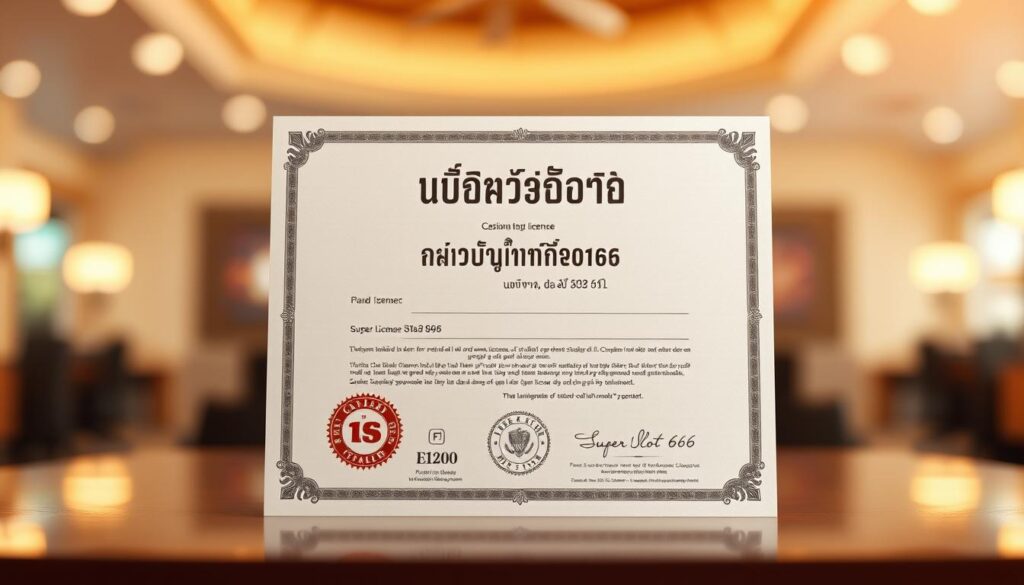 ใบอนุญาตคาสิโน